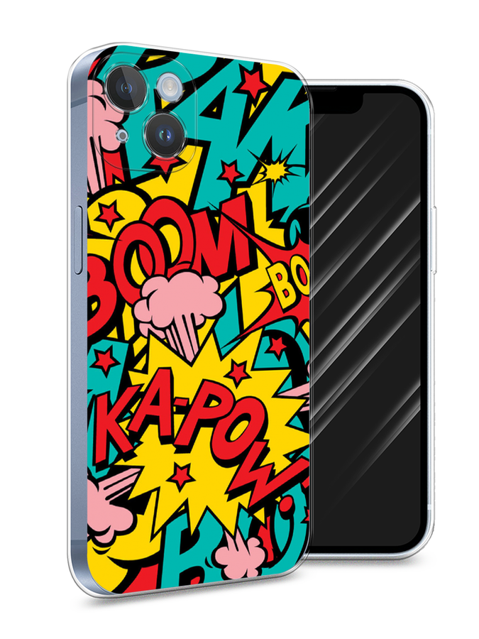 

Чехол Awog на Apple iPhone 14 Plus / Айфон 14 Плюс "Постер pop art", Разноцветный, 15350-9