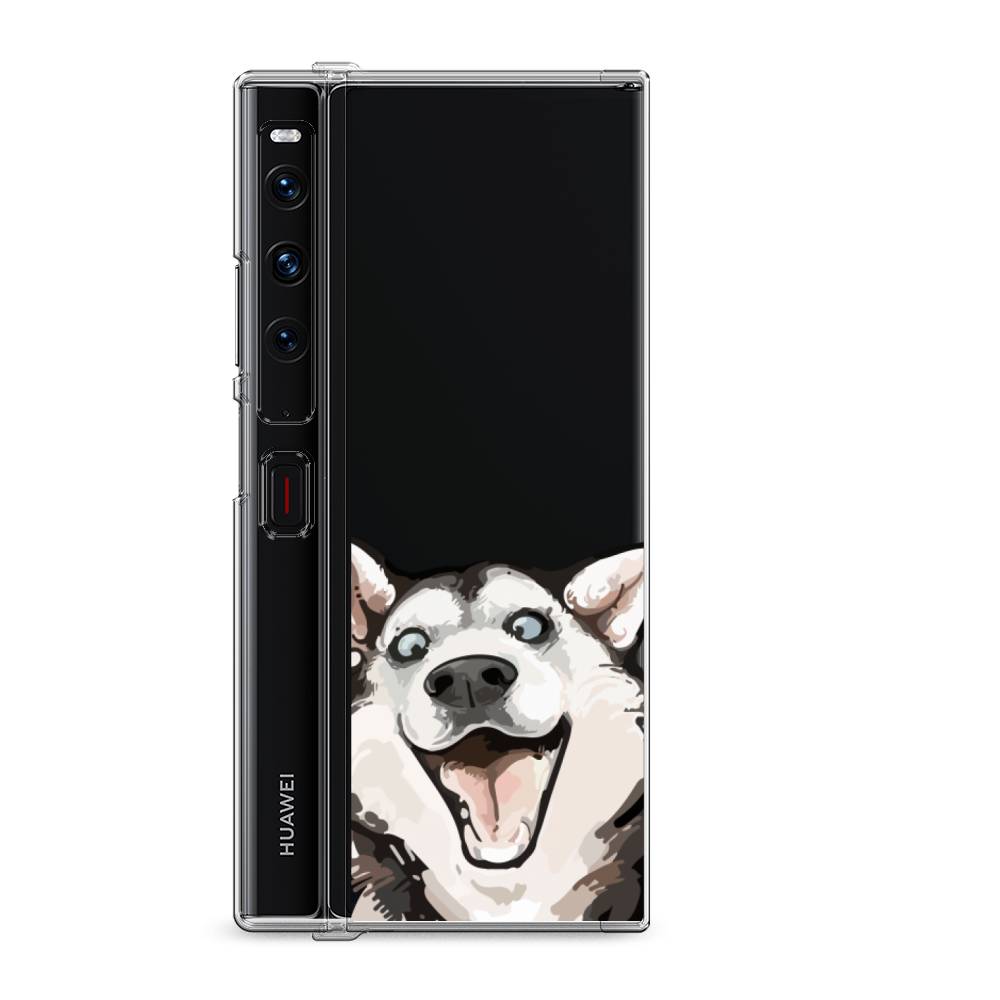 

Силиконовый чехол "Радостный хаски" на Huawei Mate Xs 2 / Хуавеи Мате Xs 2