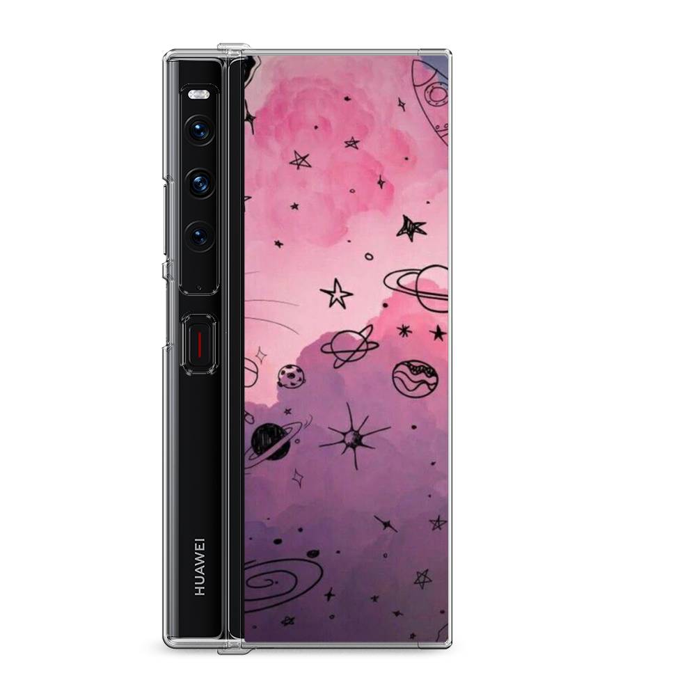 

Силиконовый чехол "Радуга планет 3" на Huawei Mate Xs 2 / Хуавеи Мате Xs 2