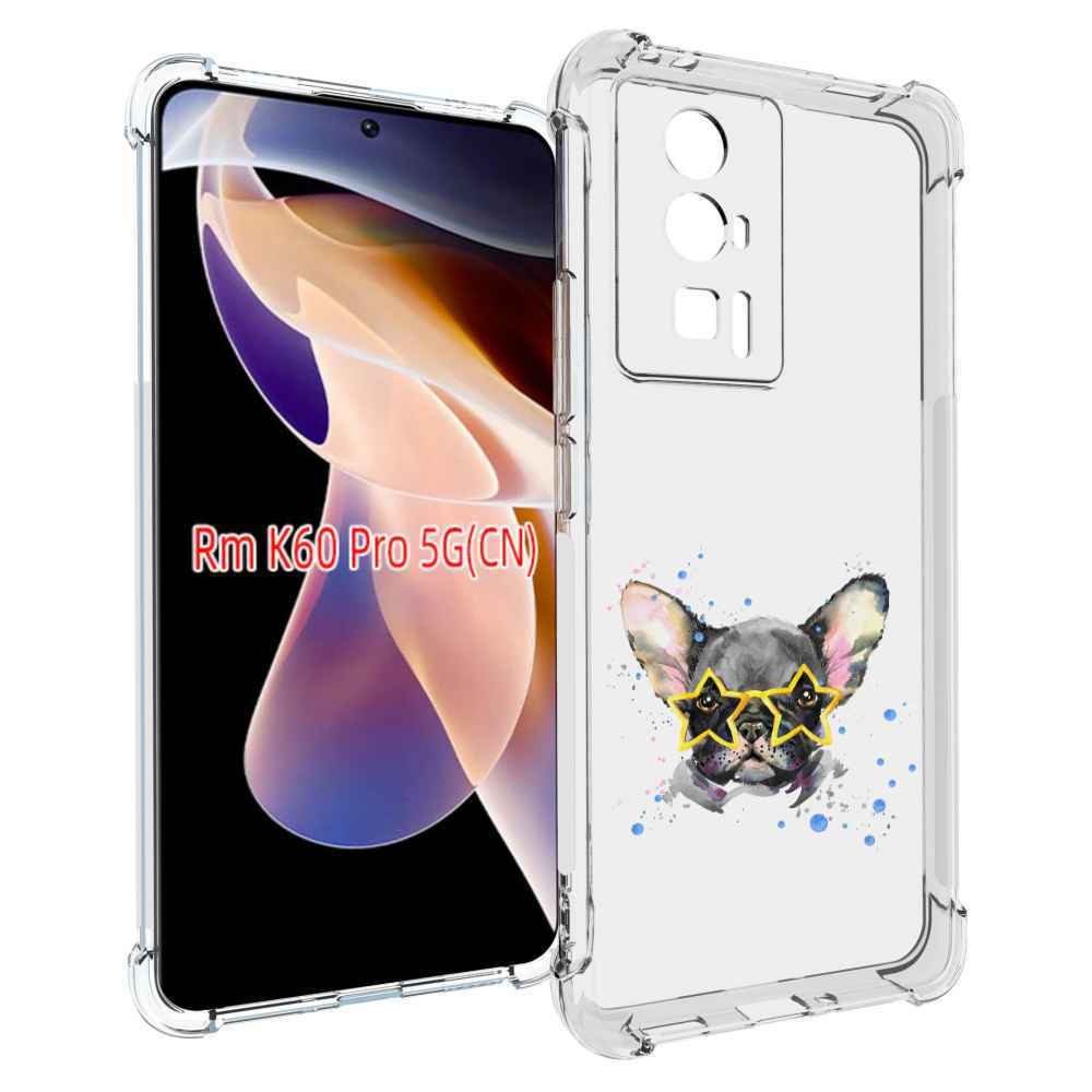 

Чехол MyPads буля в очках для Xiaomi Redmi K60 Pro, Прозрачный, Tocco