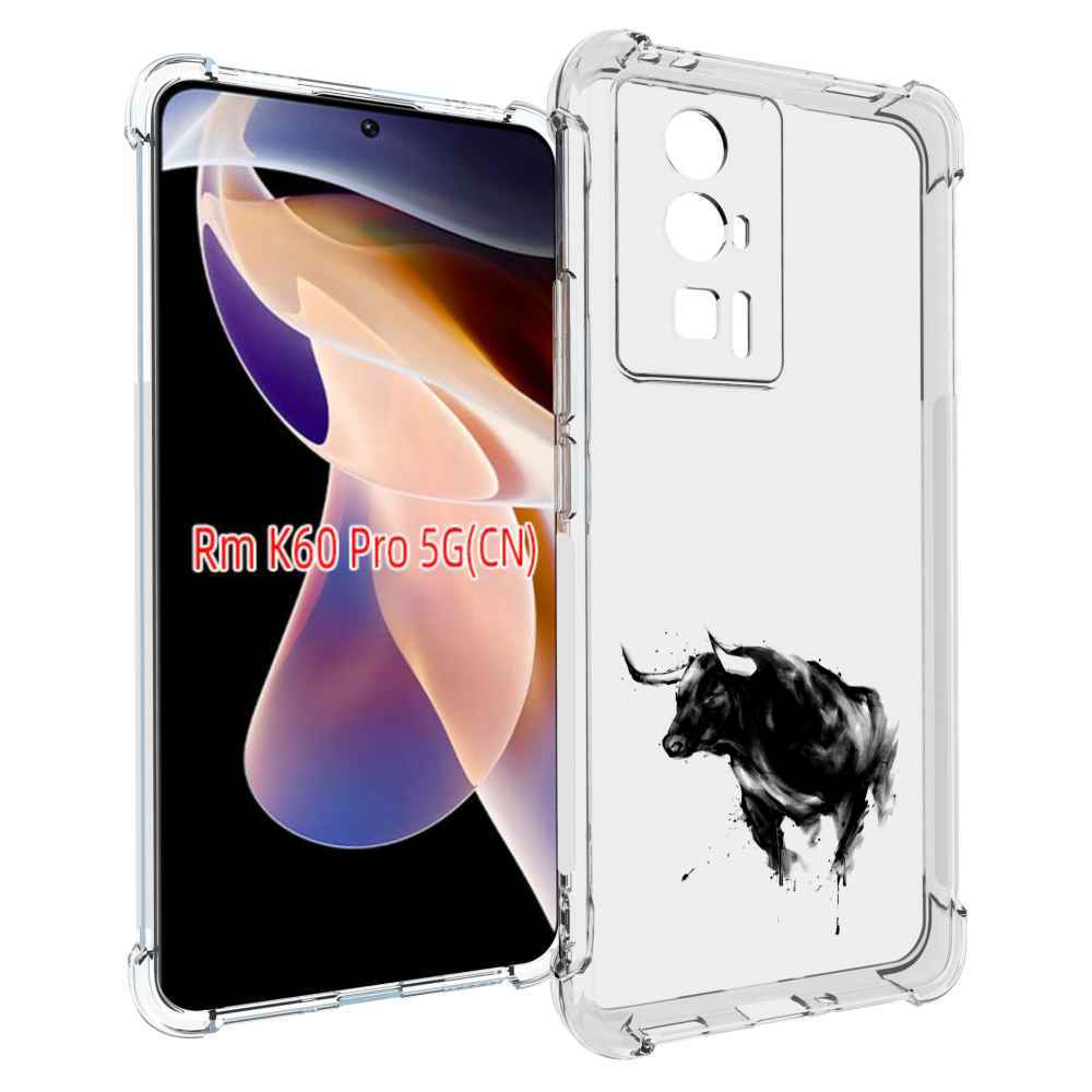 

Чехол MyPads бык для Xiaomi Redmi K60 Pro, Прозрачный, Tocco