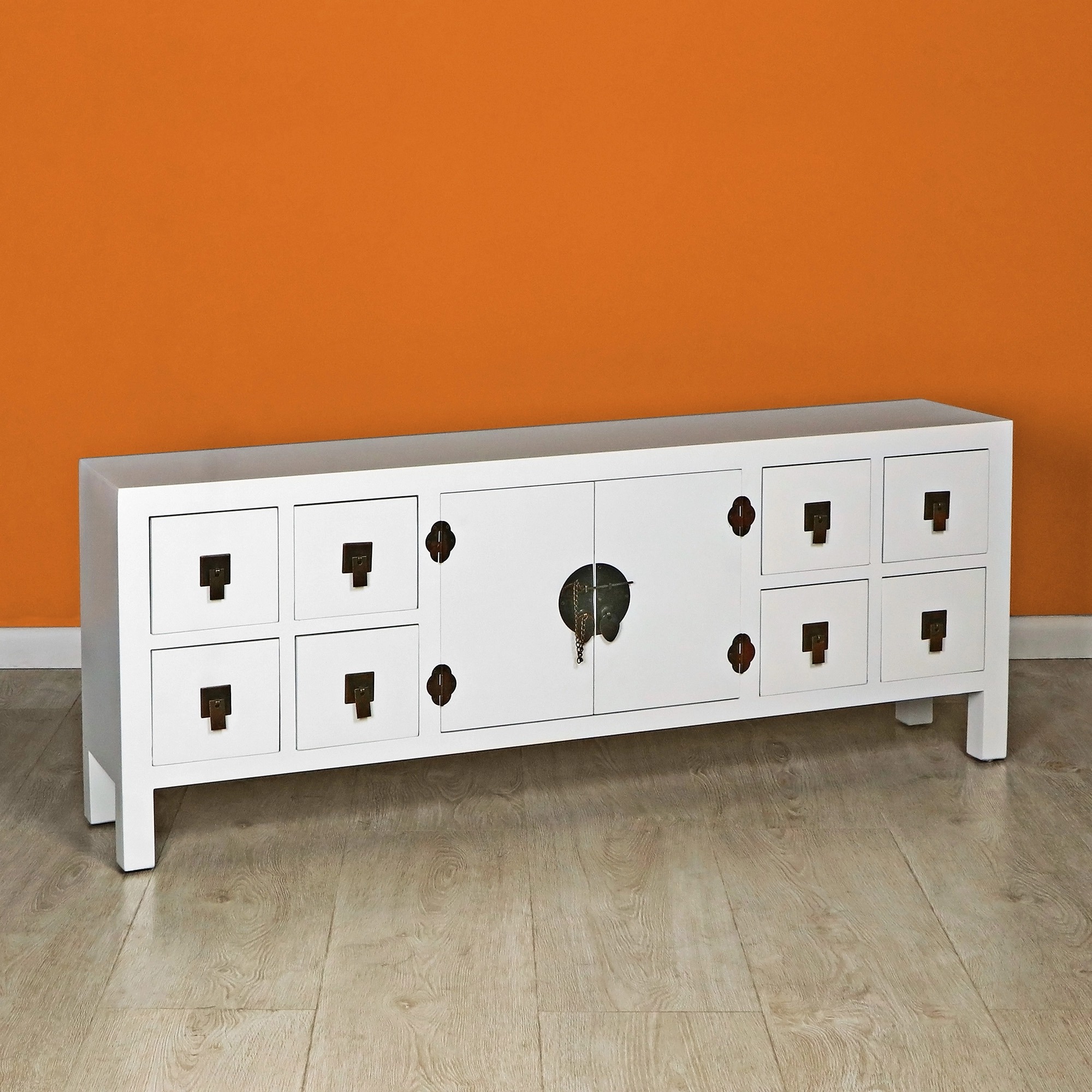 

Тумба под телевизор Design белая 130 x 24 x 50,5 см