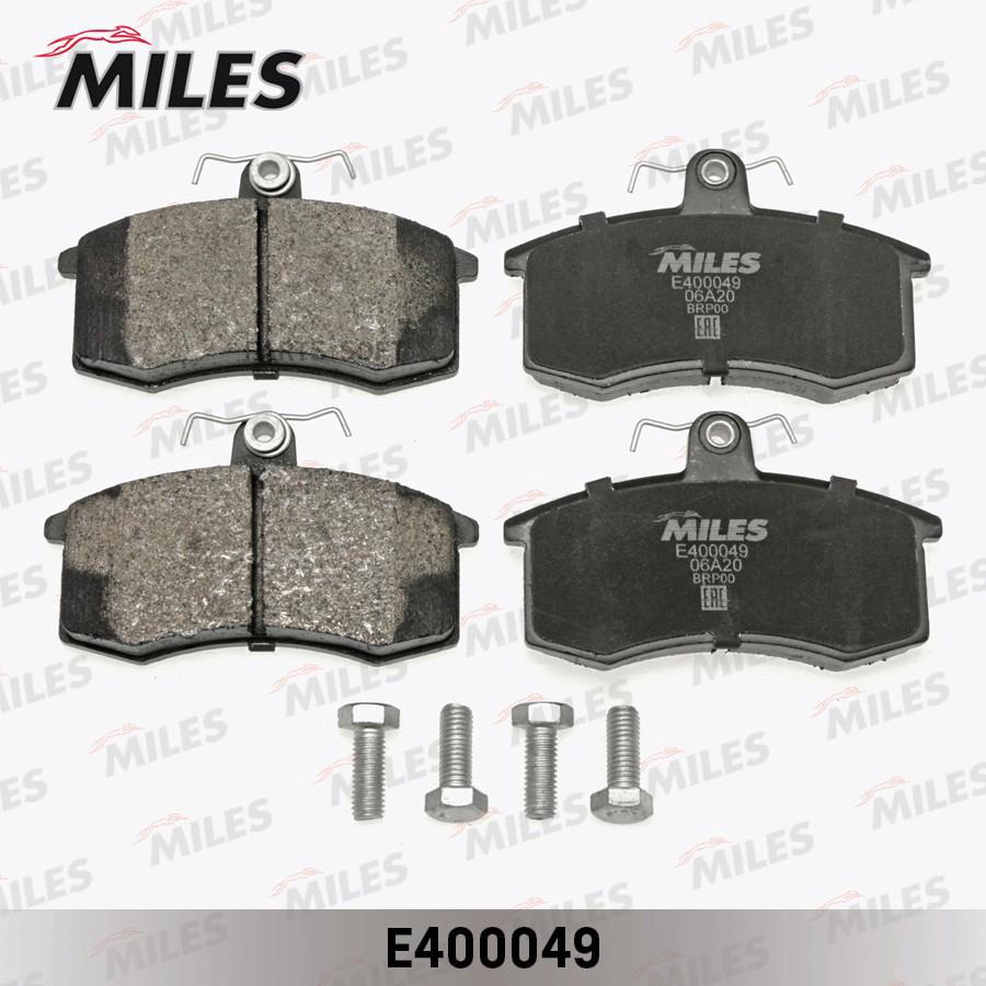 Колодки тормозные ВАЗ 2108/2109/21099 передние Low-metallic Miles MILES E400049