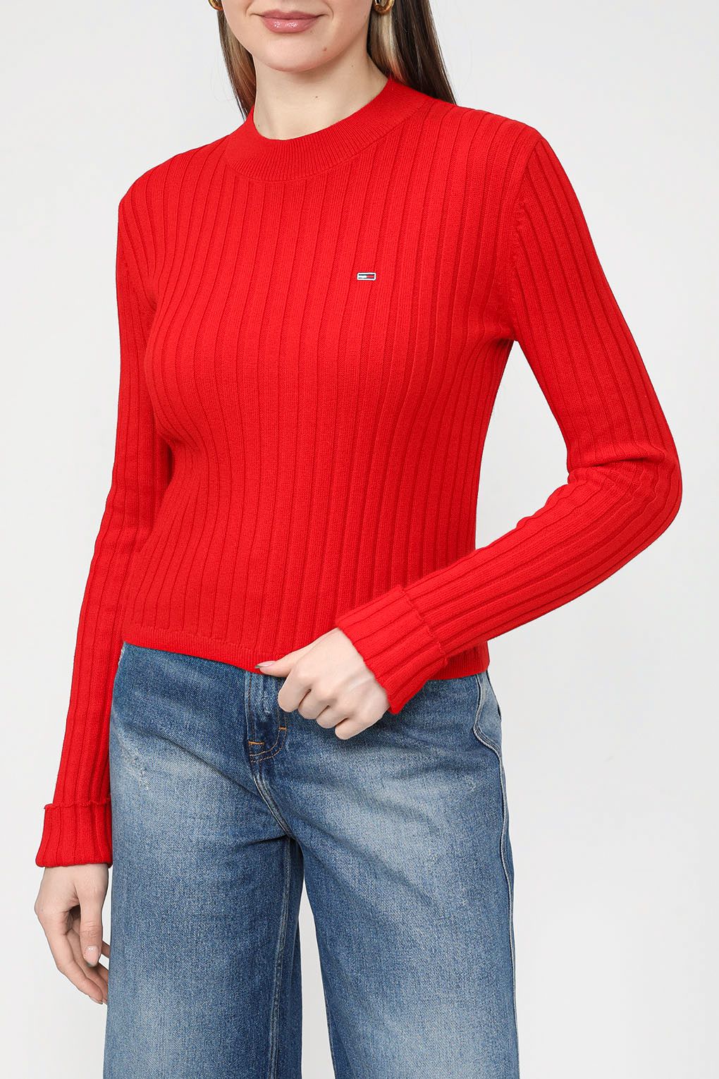 

Джемпер женский Tommy Jeans DW0DW15060 красный S, DW0DW15060
