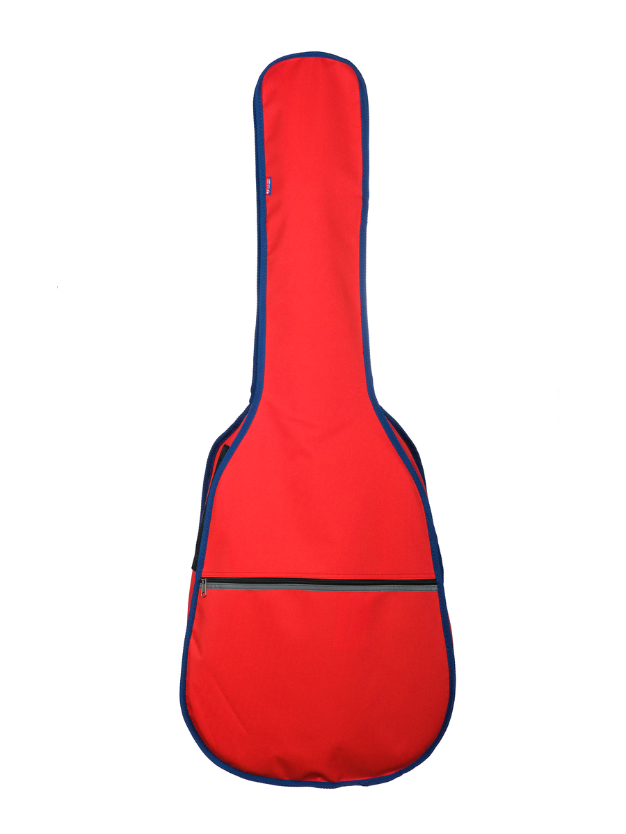 фото Mldg-25 чехол мягкий для акустической гитары дредноут 4/4, красный/синий lutner