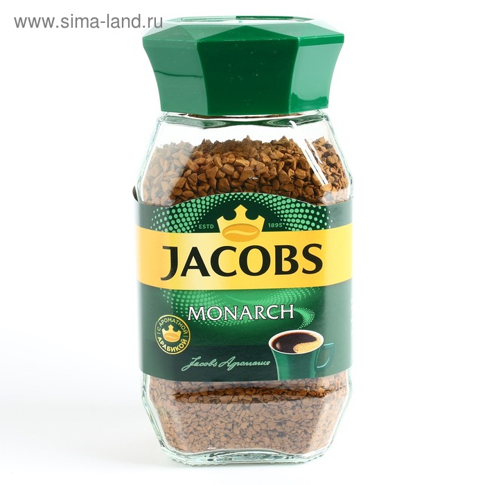 Кофе Jacobs Monarch, натуральный растворимый, сублимированный, 95 г