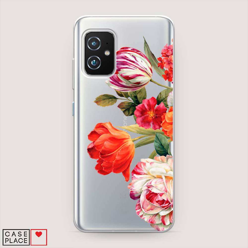 

Чехол Awog на Asus Zenfone 8 Mini "Весенний букет", Красный;розовый;зеленый, 44350-8