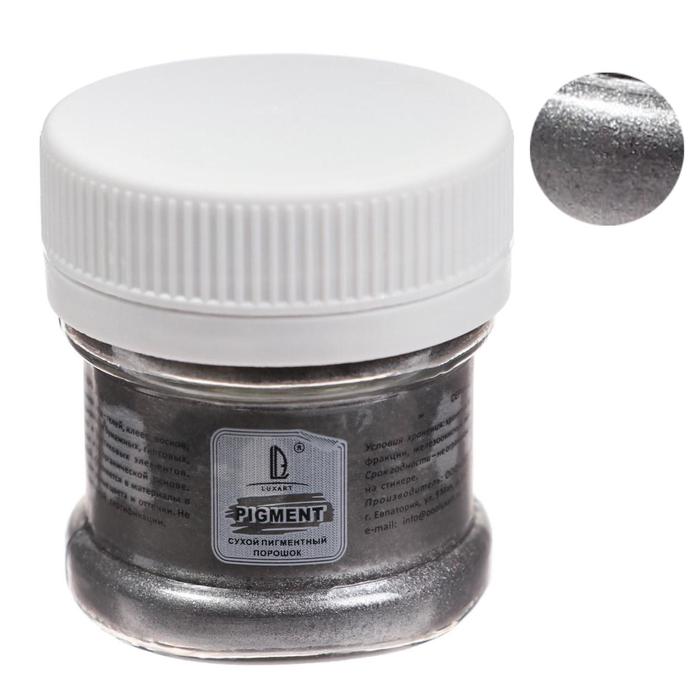 

Пигмент (пудра) LUXART Pigment, 25 мл/6 г, Metallic, серебро, Серебристый