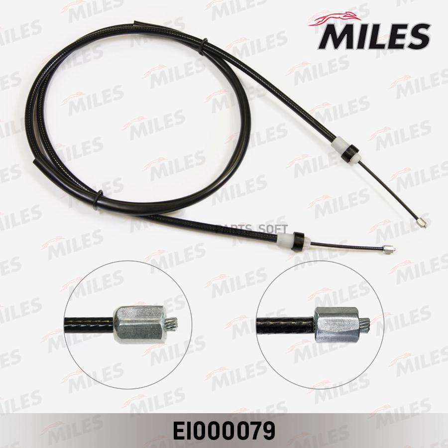 

MILES EI000079 Трос ручного тормоза MILES EI000079 RENAULT DUSTER 4x2 (1720mm)
