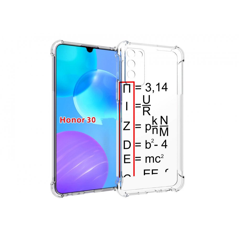 

Чехол MyPads математические-формулы для Huawei Honor 30 Lite, Tocco