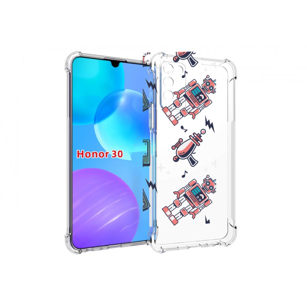 

Чехол MyPads мини-роботы для Huawei Honor 30 Lite, Tocco