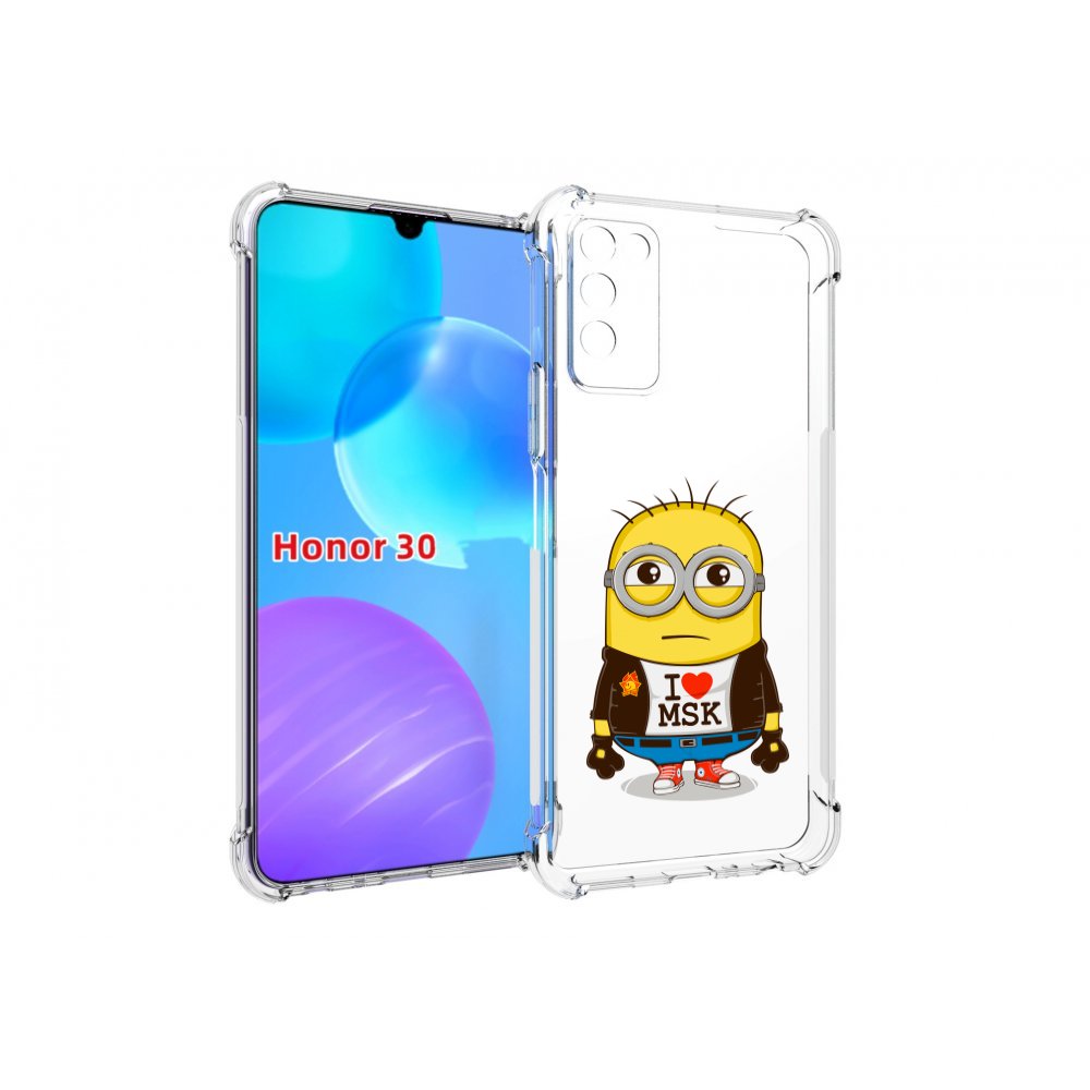 

Чехол MyPads миньон-я-люблю-Мск для Huawei Honor 30 Lite, Tocco