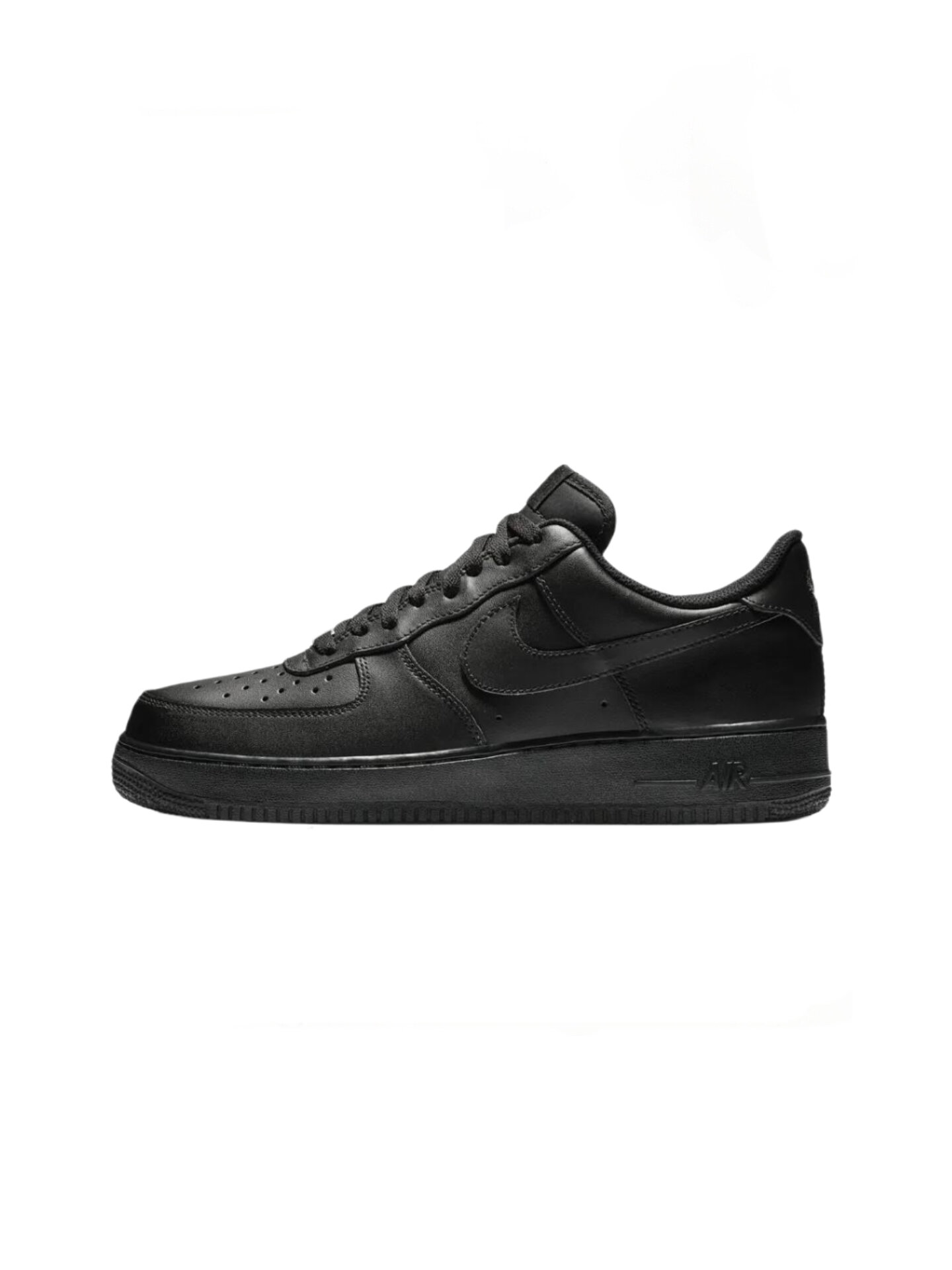

Кеды унисекс Nike Air Force 1 '07 черные 8 US, Черный, Air Force 1 '07