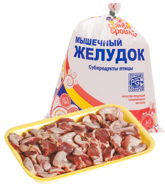 

Желудки куриные Саянский бройлер замороженные -1 кг