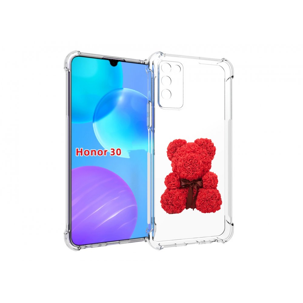 

Чехол MyPads мишка-из-розочек для Huawei Honor 30 Lite, Tocco