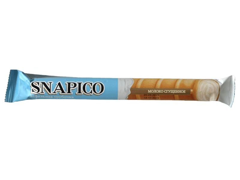 

Крем-десерт Snapico с вареной сгущенкой в вафельной трубочке 66 г