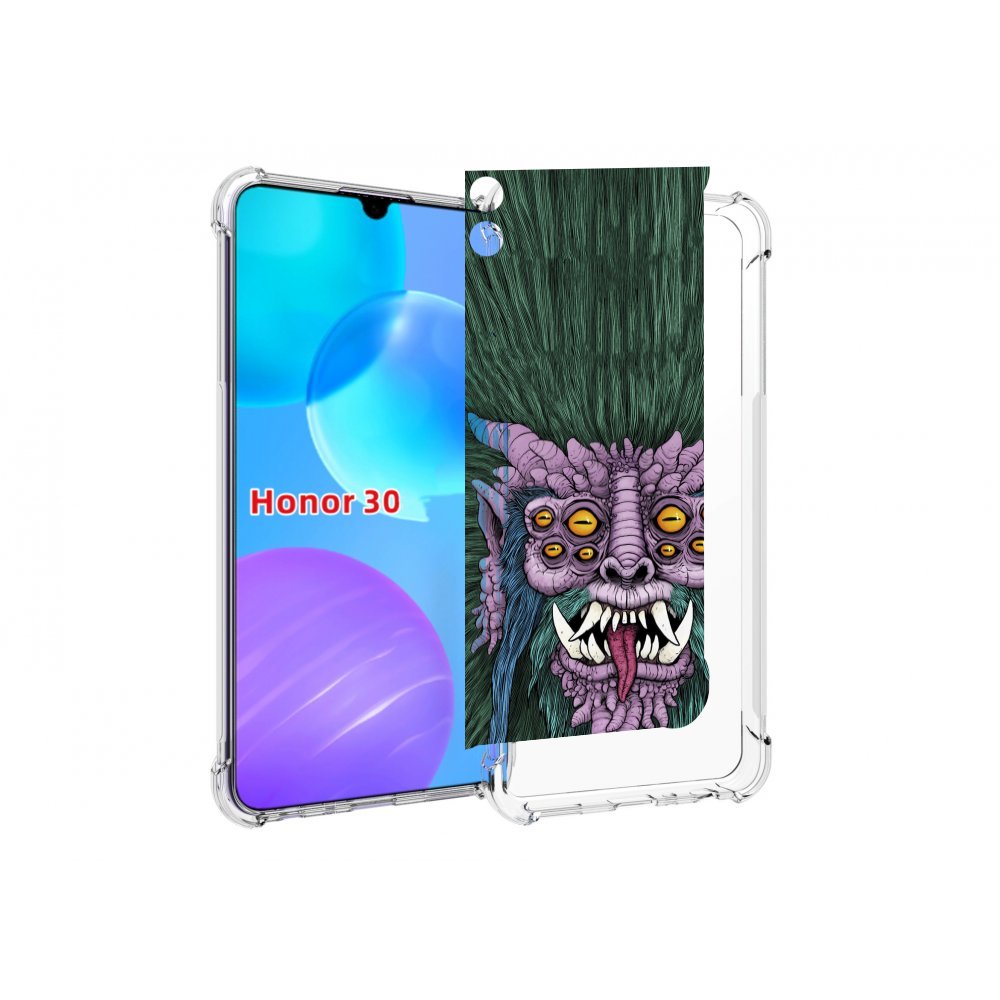 

Чехол MyPads многоглазый черт для Huawei Honor 30 Lite, Tocco
