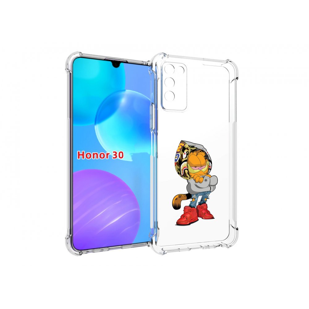 

Чехол MyPads модный-котяра детский для Huawei Honor 30 Lite, Tocco
