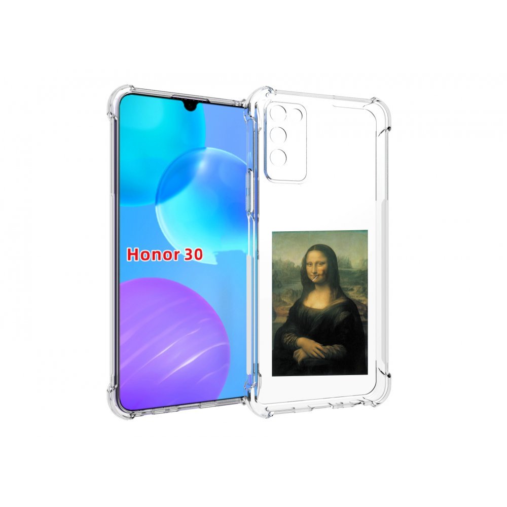 

Чехол MyPads монализа-с-чупачупсом для Huawei Honor 30 Lite, Tocco