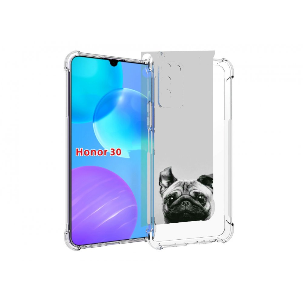 

Чехол MyPads мопс для Huawei Honor 30 Lite, Tocco