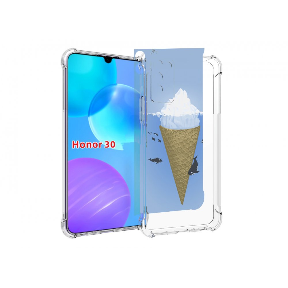 

Чехол MyPads мороженное-у-косаток для Huawei Honor 30 Lite, Tocco