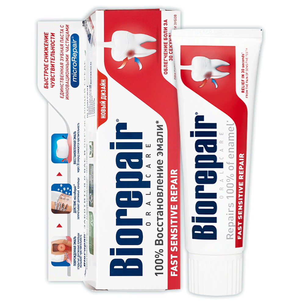 Biorepair® Fast Sensitive Repair 75 ml - Зубная паста для чувствительных зубов  - Купить