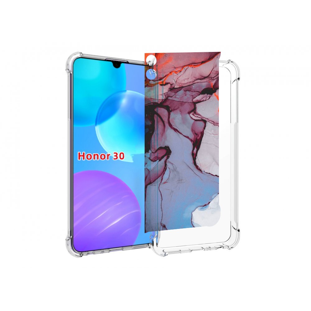 

Чехол MyPads мраморный рисунок для Huawei Honor 30 Lite, Tocco