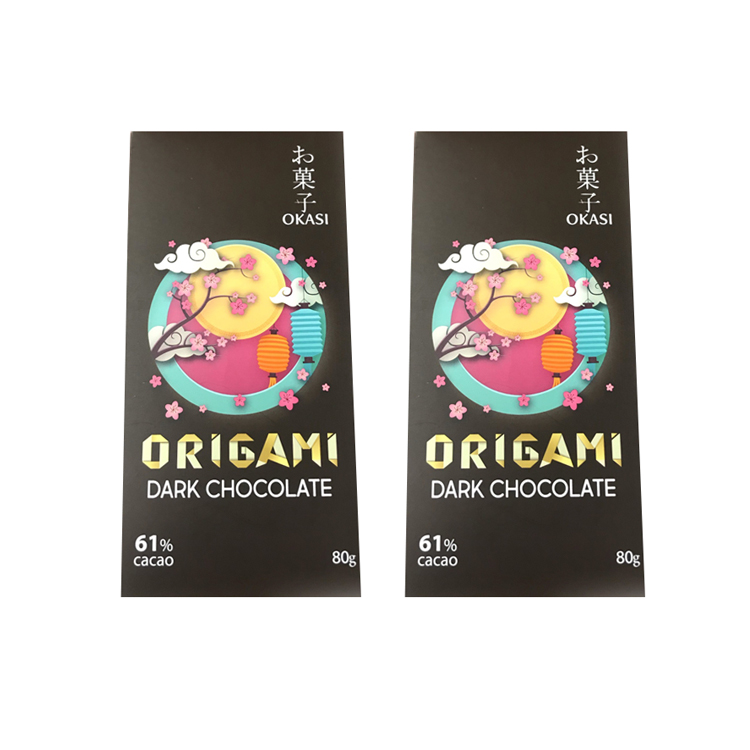 Шоколад темный Okasi Origami 61% (2 шт. по 80 г)
