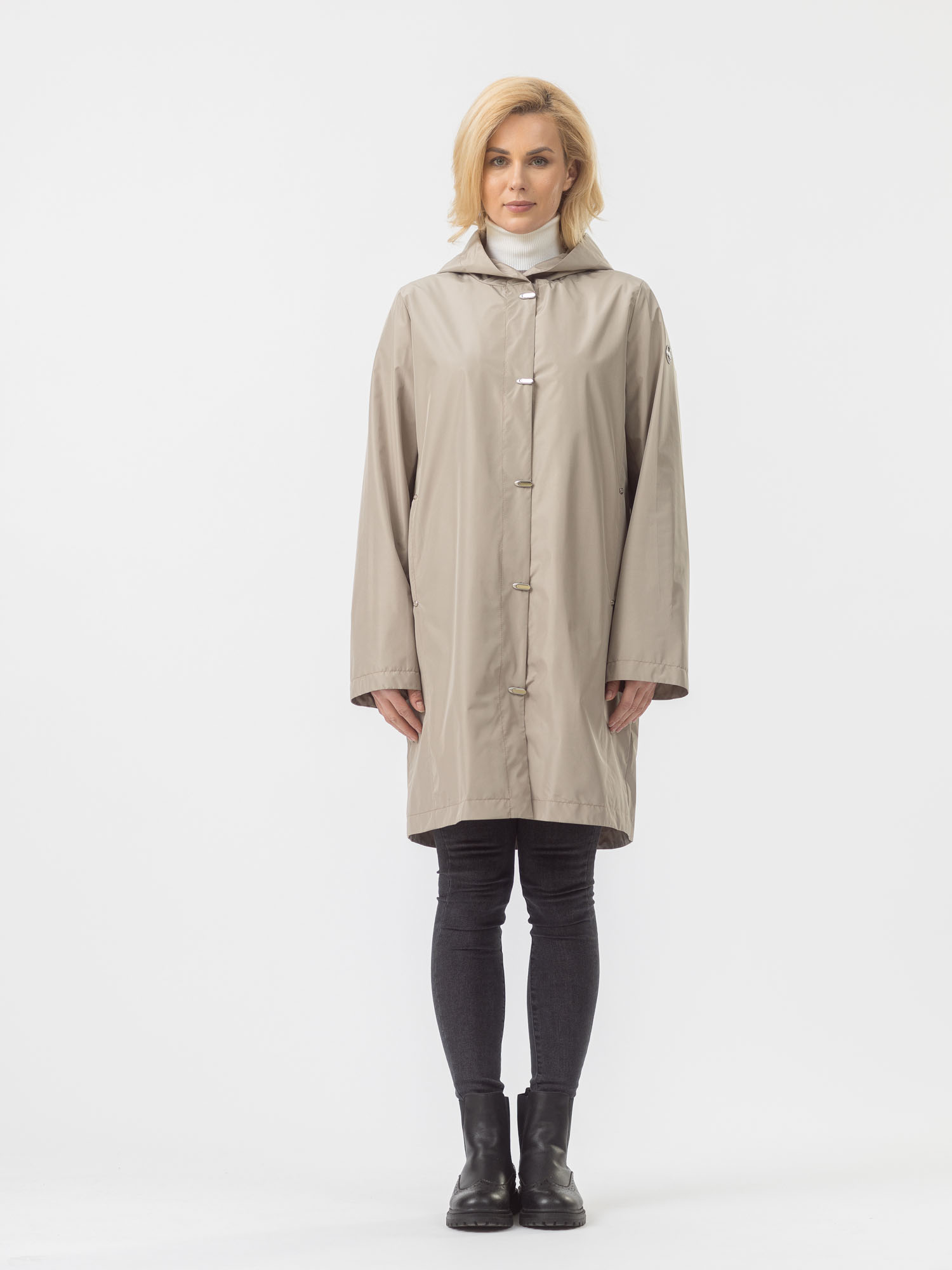 

Плащ женский Maritta 29-3006-110 бежевый 36 EU, 29-3006-110