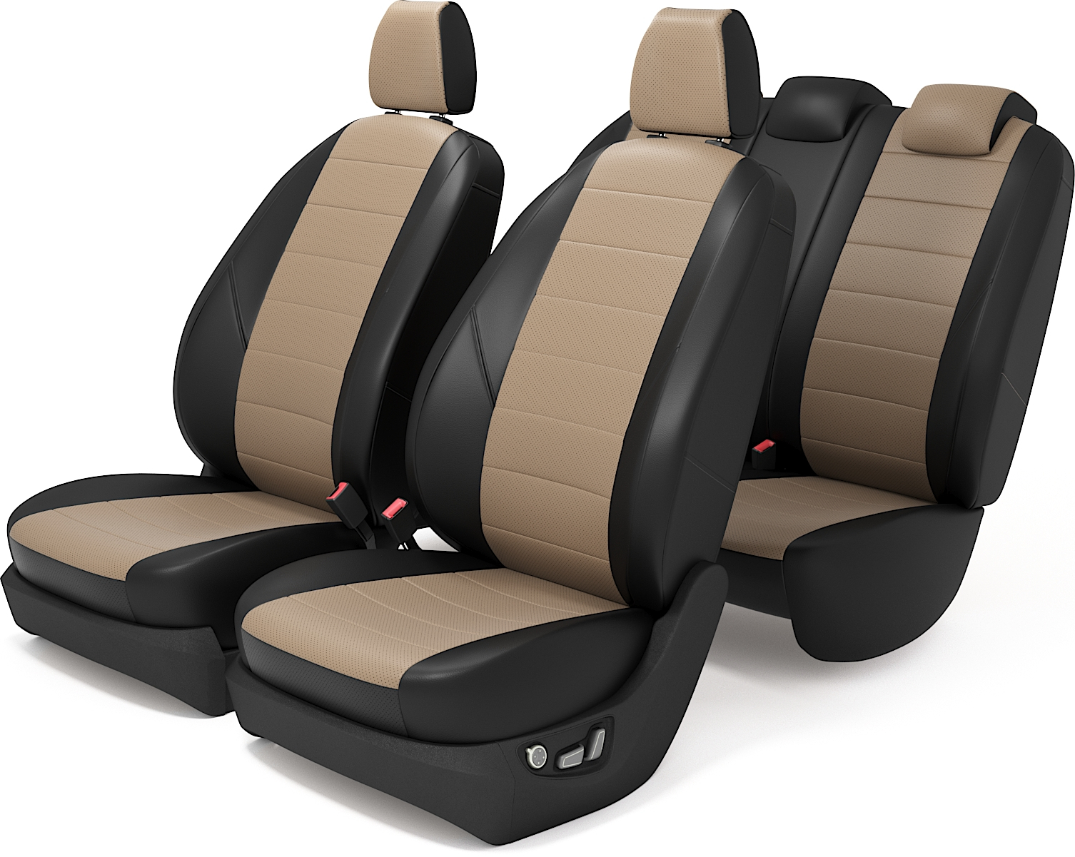 

Чехлы на сиденья для Mitsubishi Carisma с 1995 по 2004 год, Экокожа, Бежевый, LCarisma20034060nadkr