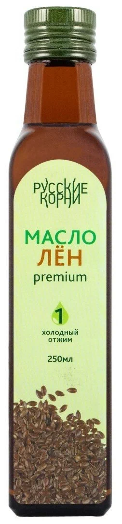 

Льняное масло 250 мл Русские Корни