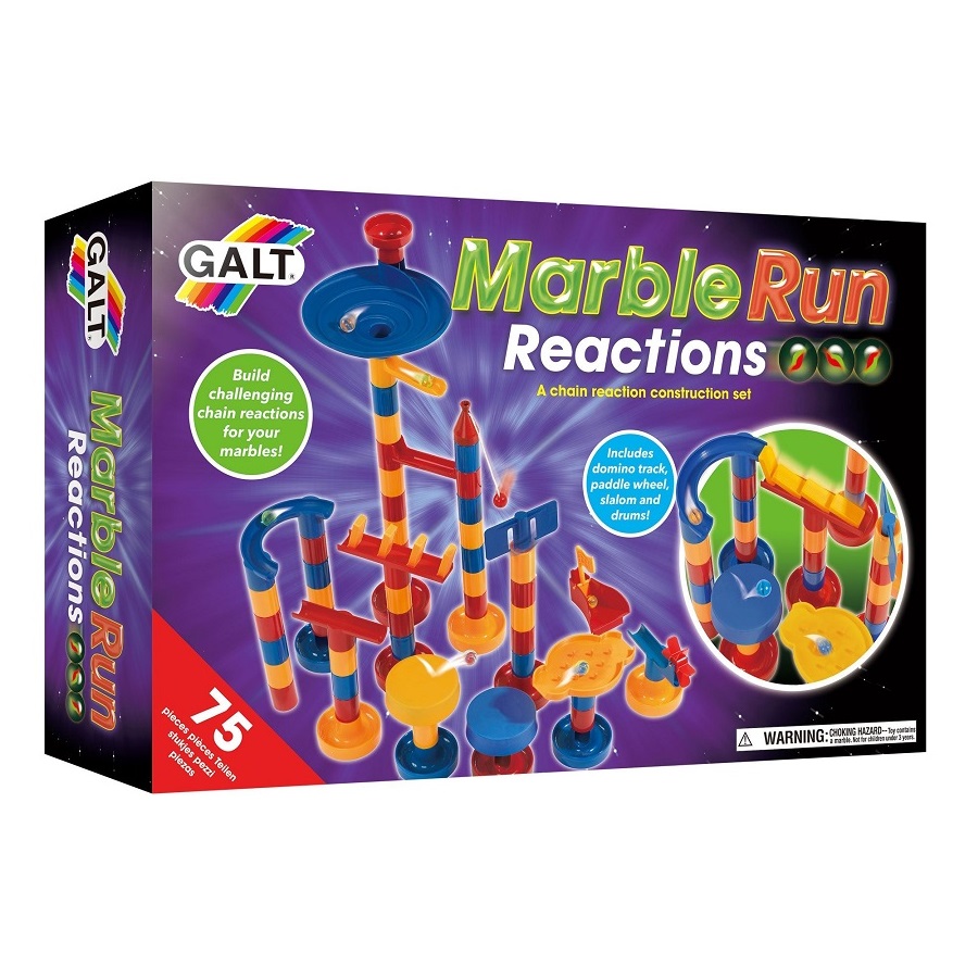 Лабиринт-головоломка Galt Marble Run Reactions 75 поднос из мрамора marble 37 5×17 5 см изумрудный