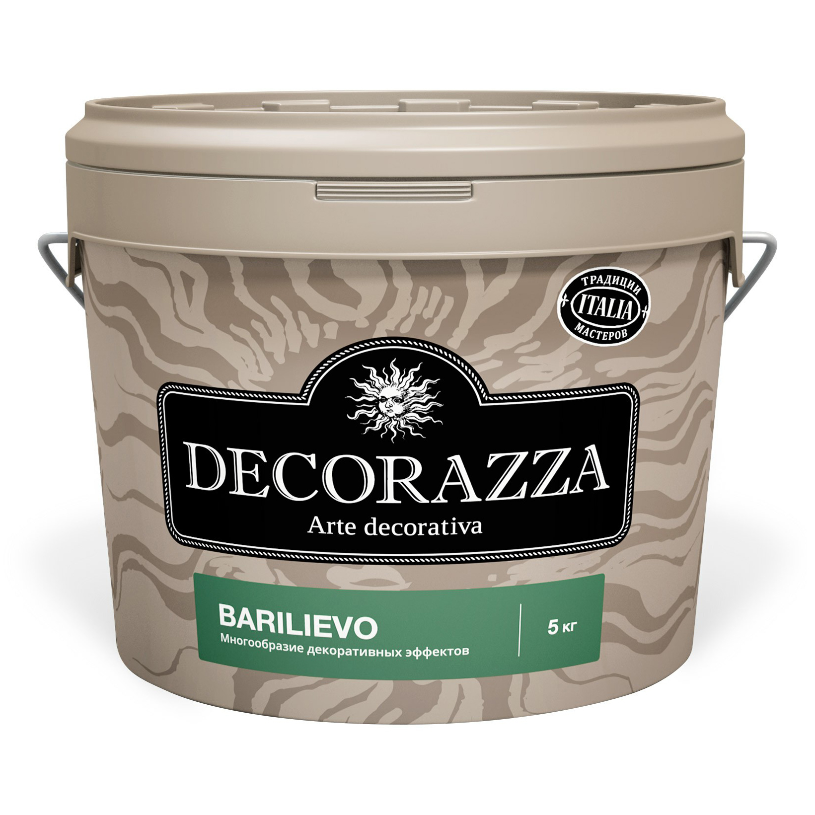 Штукатурка Decorazza Barilievo зеленая 15 кг