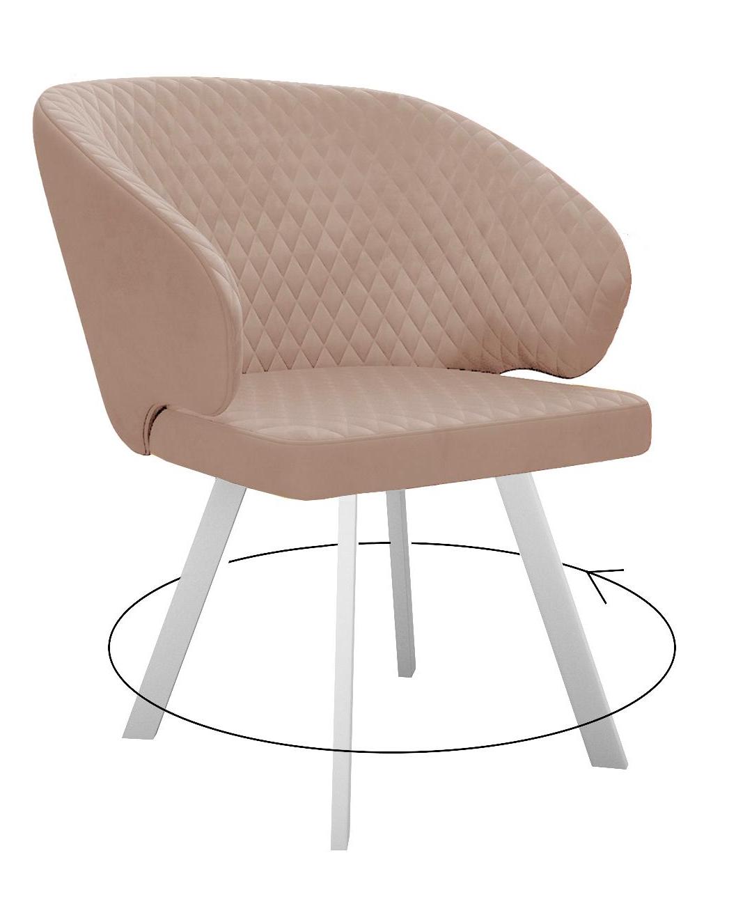 

Стул кухонный DikLine 229 поворотный, антрацит, ножки черные, 2 шт., 229