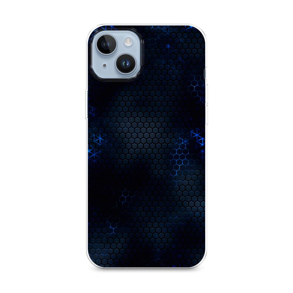 

Чехол Awog на Apple iPhone 14 Plus / Айфон 14 Плюс "Фон соты синие", 15350-3