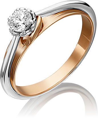 

Кольцо из золота с фианитом р. 20 PLATINA jewelry 01-5305-00-501-1111-38, 01-5305-00-501-1111-38