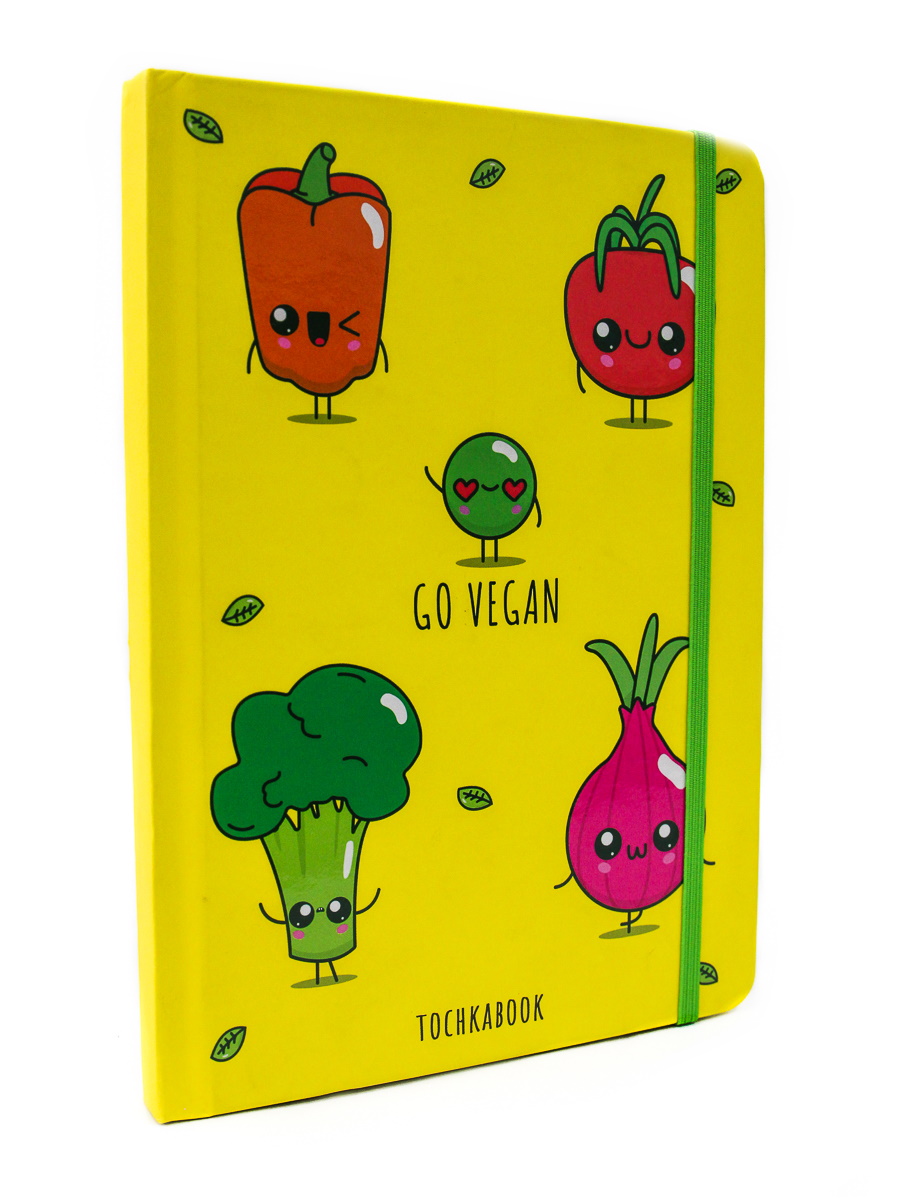 Блокнот Проф-Пресс Точкабук Веселые овощи