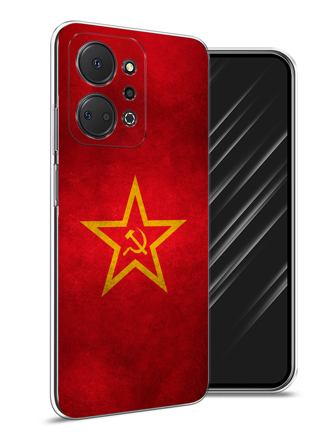 

Чехол Awog на Honor X7A "Красное знамя", Желтый;красный, 6120650-10