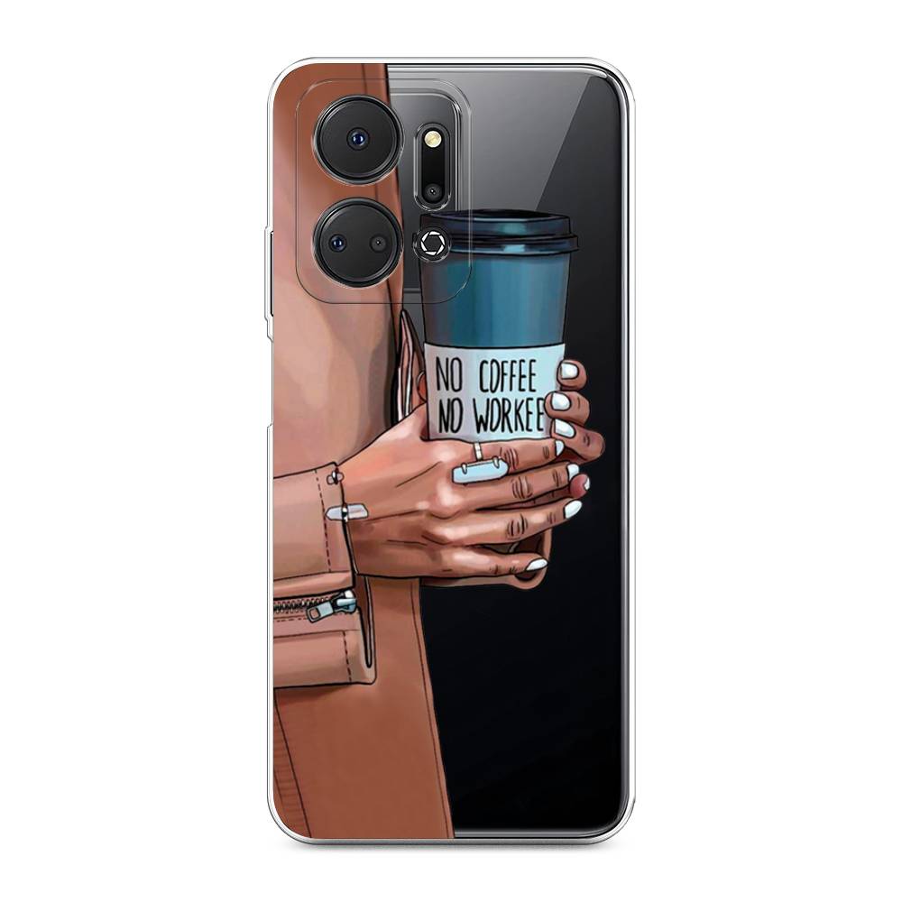 

Чехол Awog на Honor X7A "No coffee", Синий;бежевый;коричневый, 6120650-7