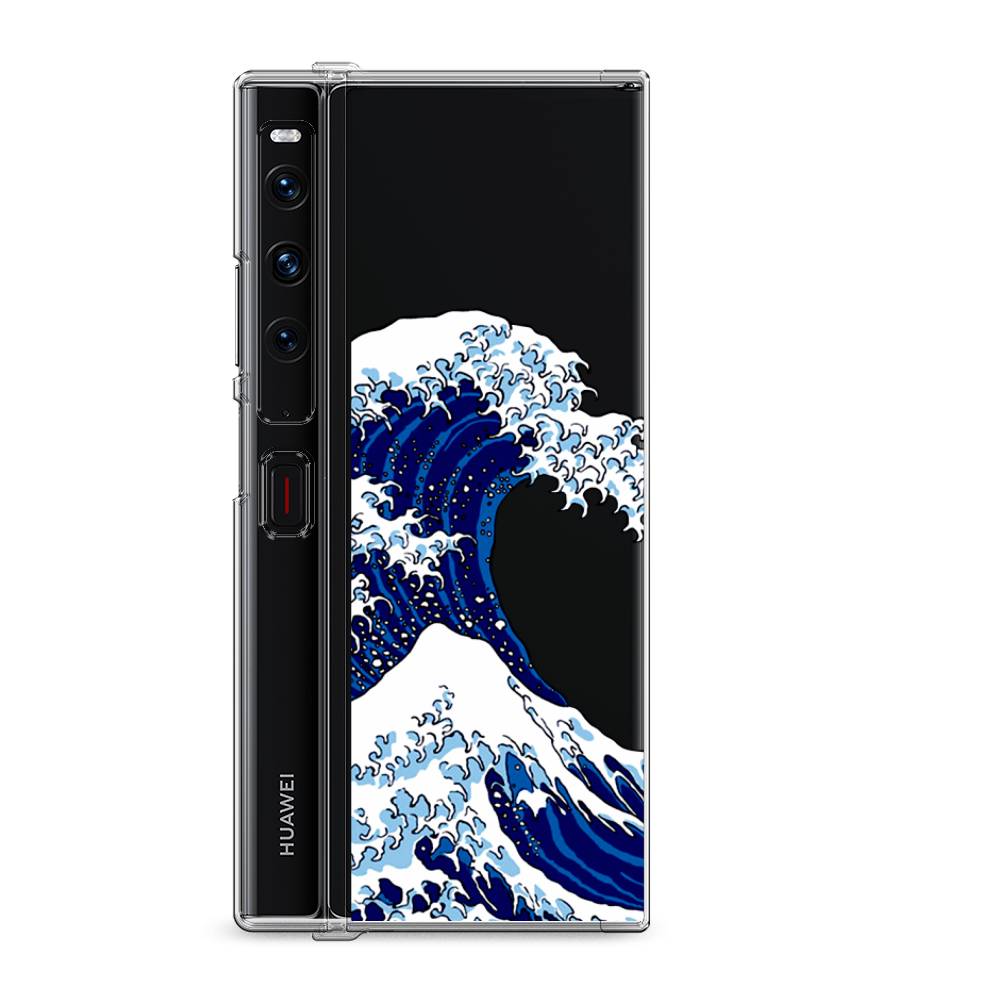 

Силиконовый чехол "Волна в Канагаве" на Huawei Mate Xs 2 / Хуавеи Мате Xs 2