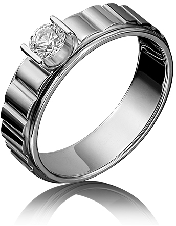 

Кольцо из белого золота р.  PLATINA jewelry 01-5114-00-501-1120-38, фианит, 01-5114-00-501-1120-38
