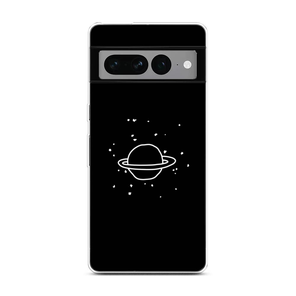 

Чехол Awog на Google Pixel 7 Pro "Дудл Юпитера", Белый;черный