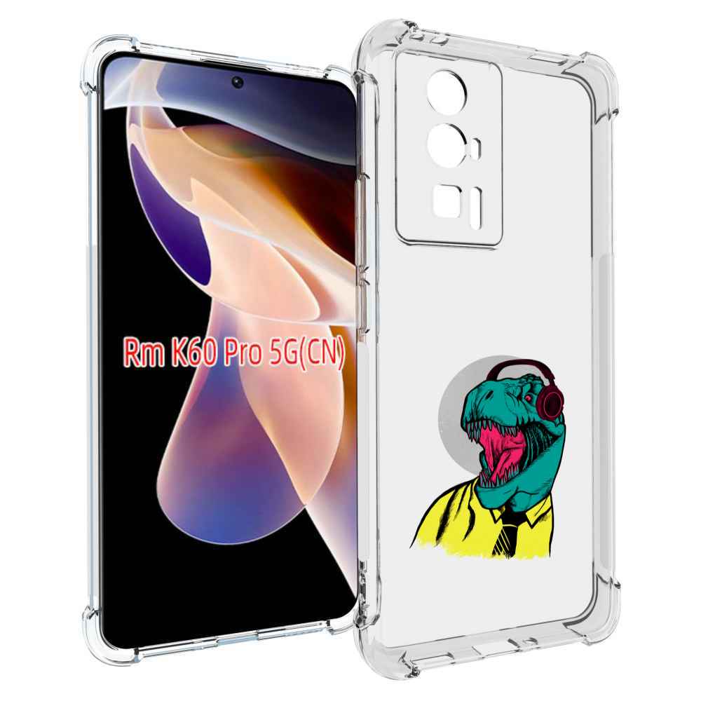 

Чехол MyPads дино для Xiaomi Redmi K60 Pro, Прозрачный, Tocco