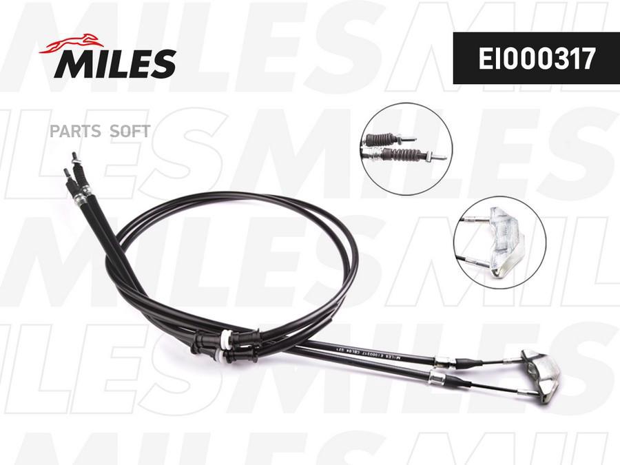 

MILES EI000317 Трос стояночного тормоза OPEL ZAFIRA A EI000317