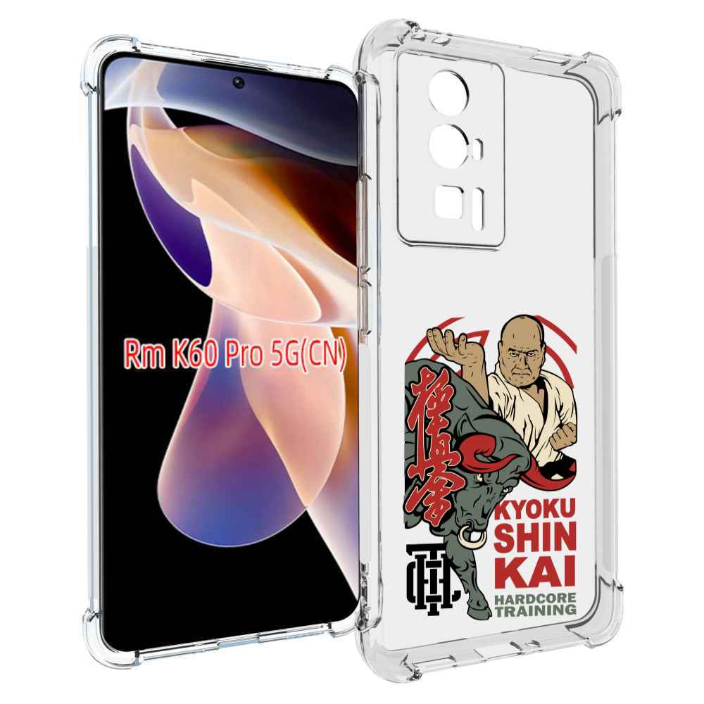 Чехол MyPads единоборства рисунок для Xiaomi Redmi K60 Pro