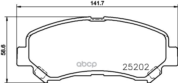 

Тормозные колодки HELLA PAGID/BEHR дисковые 8DB355015911
