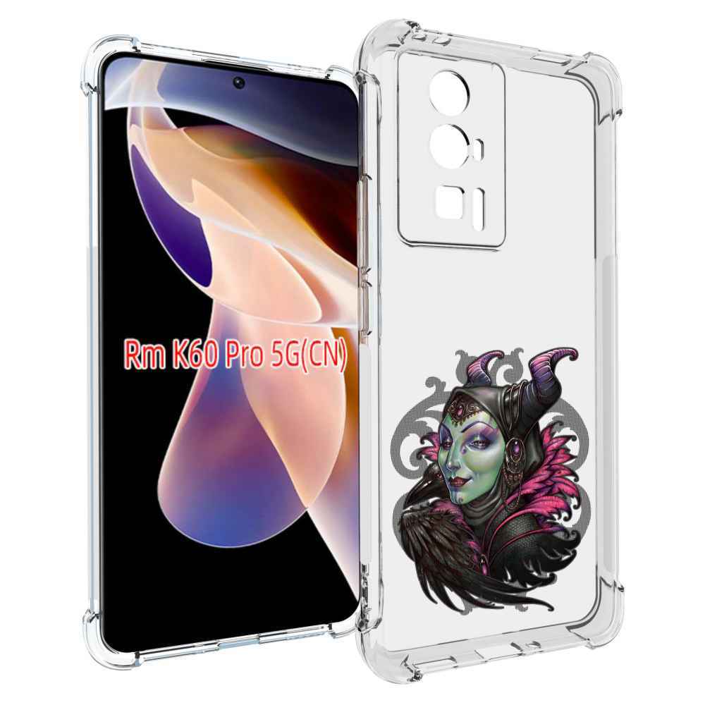 

Чехол MyPads зеленая девушка с вороном для Xiaomi Redmi K60 Pro, Прозрачный, Tocco