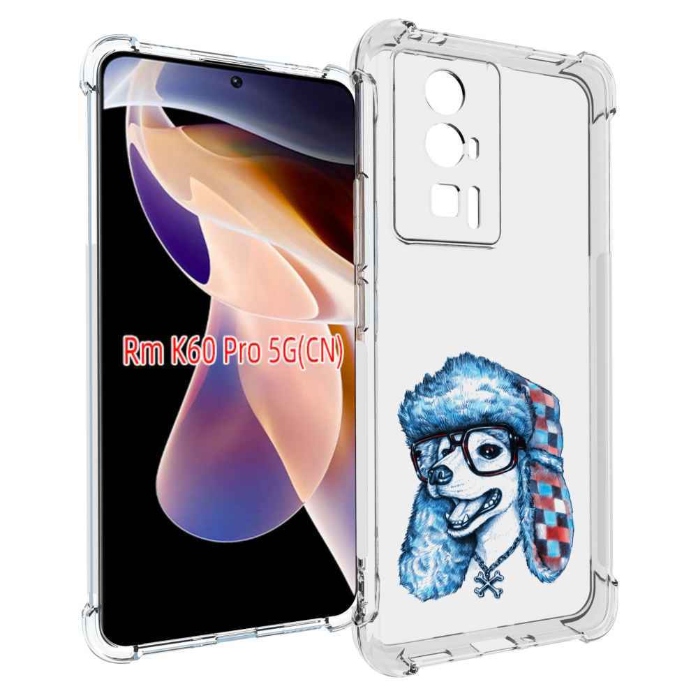 

Чехол MyPads зимний пес для Xiaomi Redmi K60 Pro, Прозрачный, Tocco