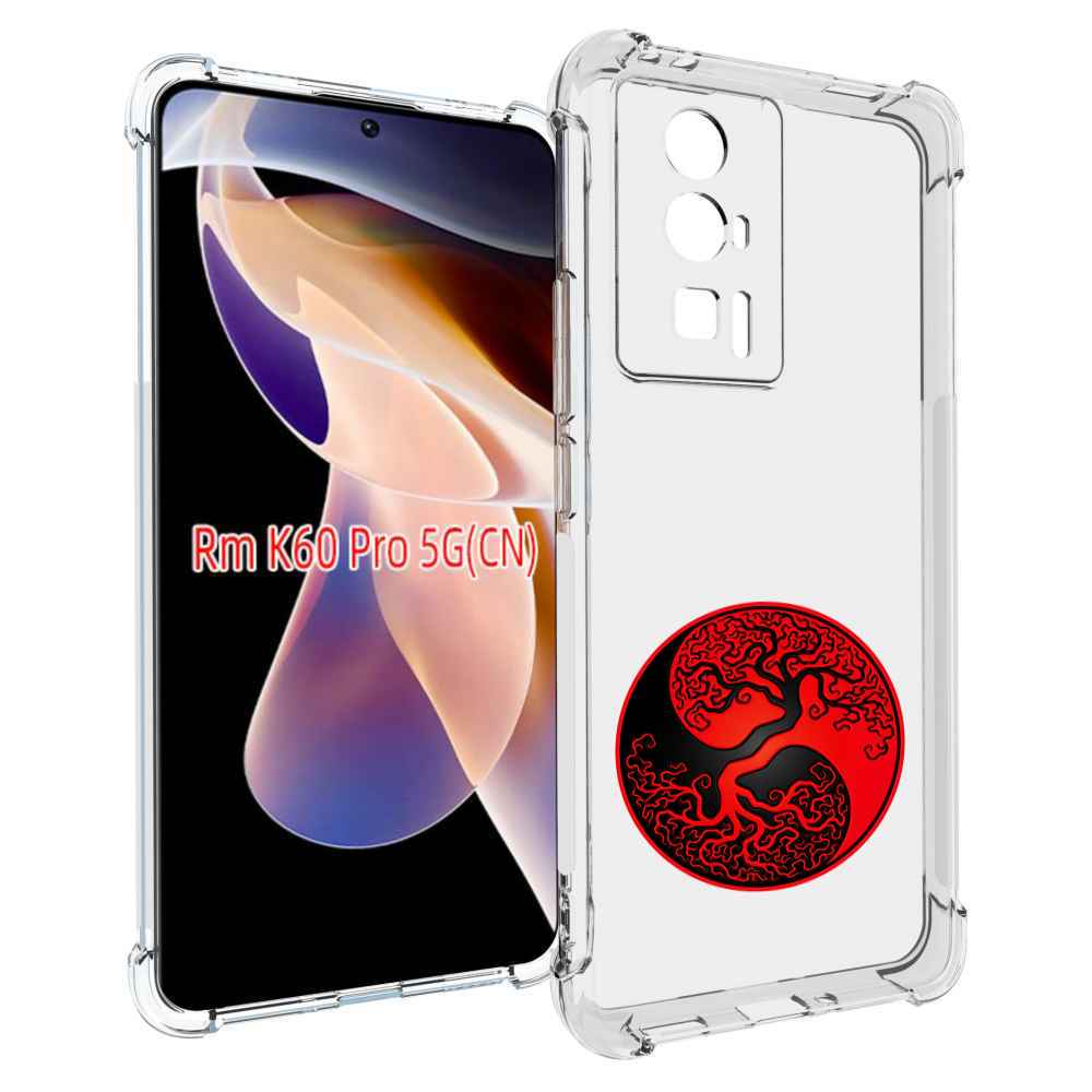 

Чехол MyPads инь янь дерево для Xiaomi Redmi K60 Pro, Прозрачный, Tocco