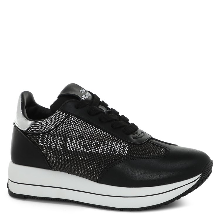 

Кроссовки женские Love Moschino JA15054G черные 36 EU, JA15054G